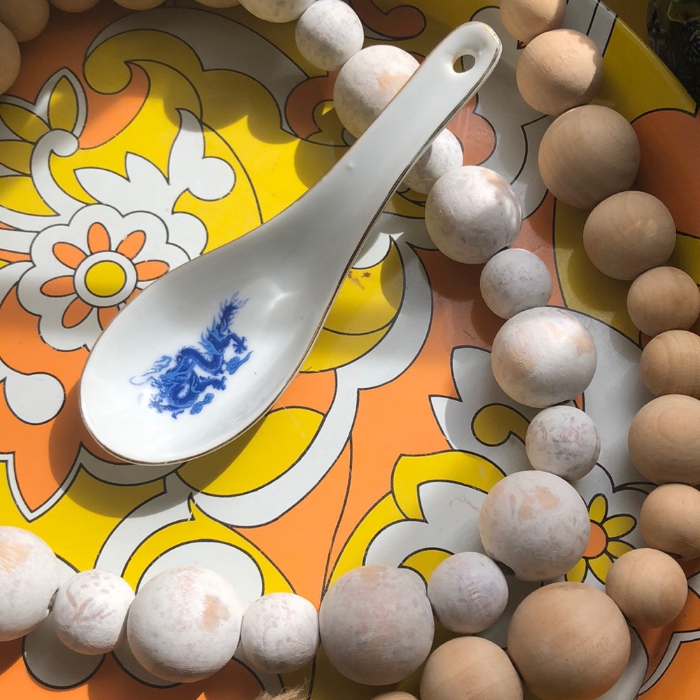 Vintage Ramen soup spoon